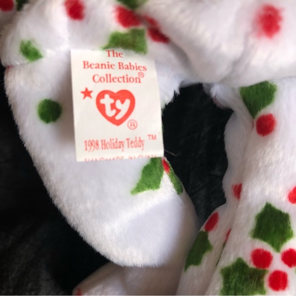 1998 Ty Holiday Teddy (1 of 3) - Picture 11 of 16